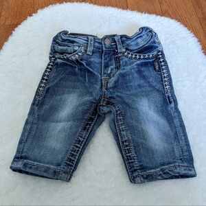 Silver jeans denim baby toddler shorts 2t
